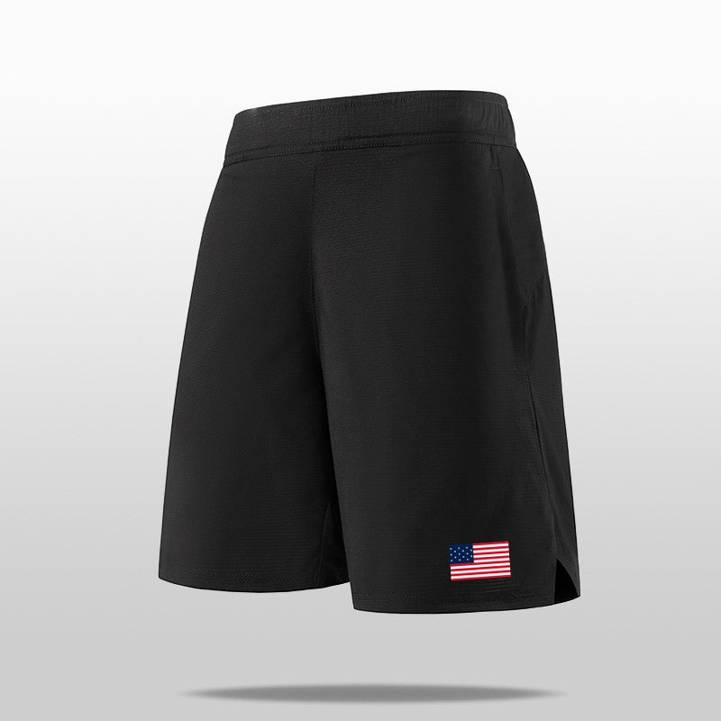 Men’s 5-Inch American Flag Athletic Shorts – Quick-Dry Patriotic Gym & Lounge Shorts with Pockets for Summer Workouts, Beach, and Daily Wear