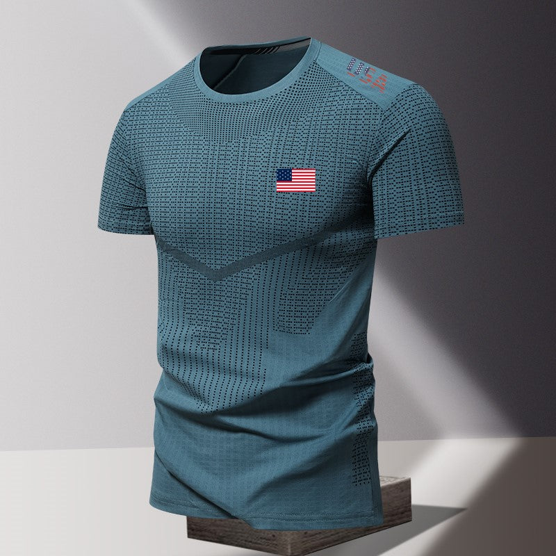 Patriotic T-Shirt with American Flag – Great for Events & Teams