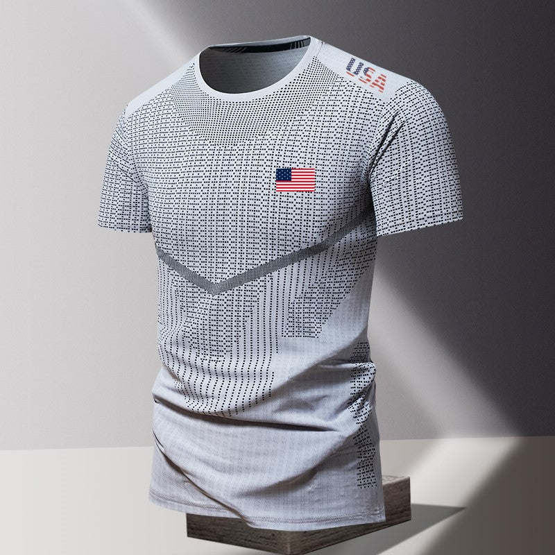Patriotic T-Shirt with American Flag – Great for Events & Teams