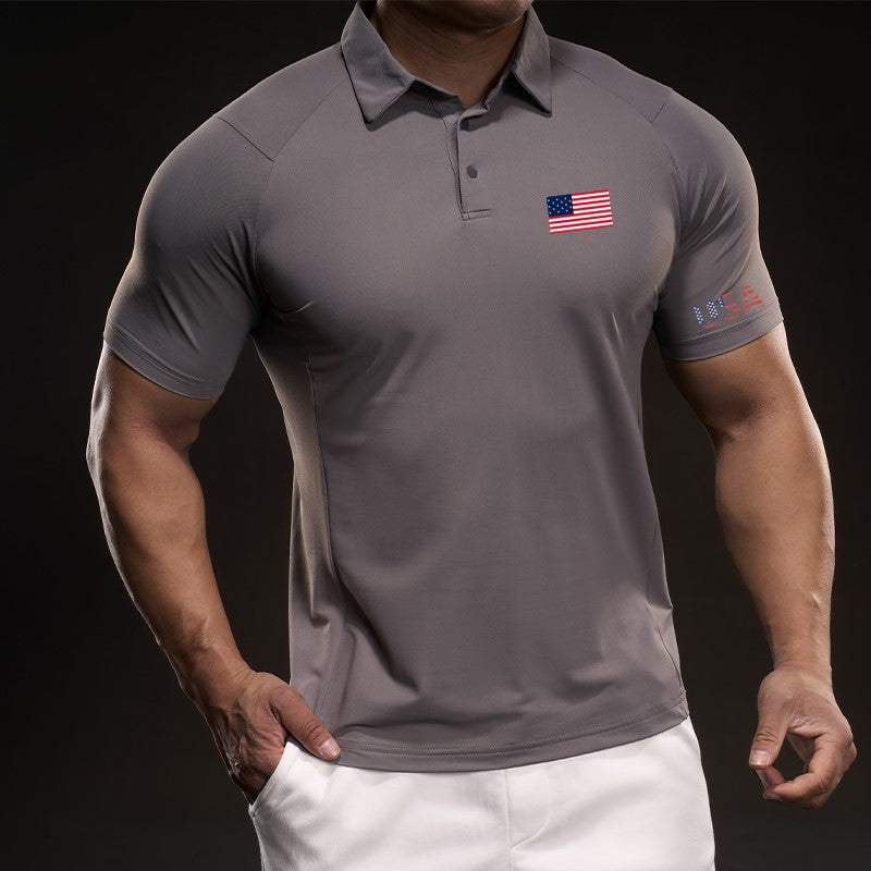 Custom American Flag T-Shirt – Patriotic Team or Event Shirt