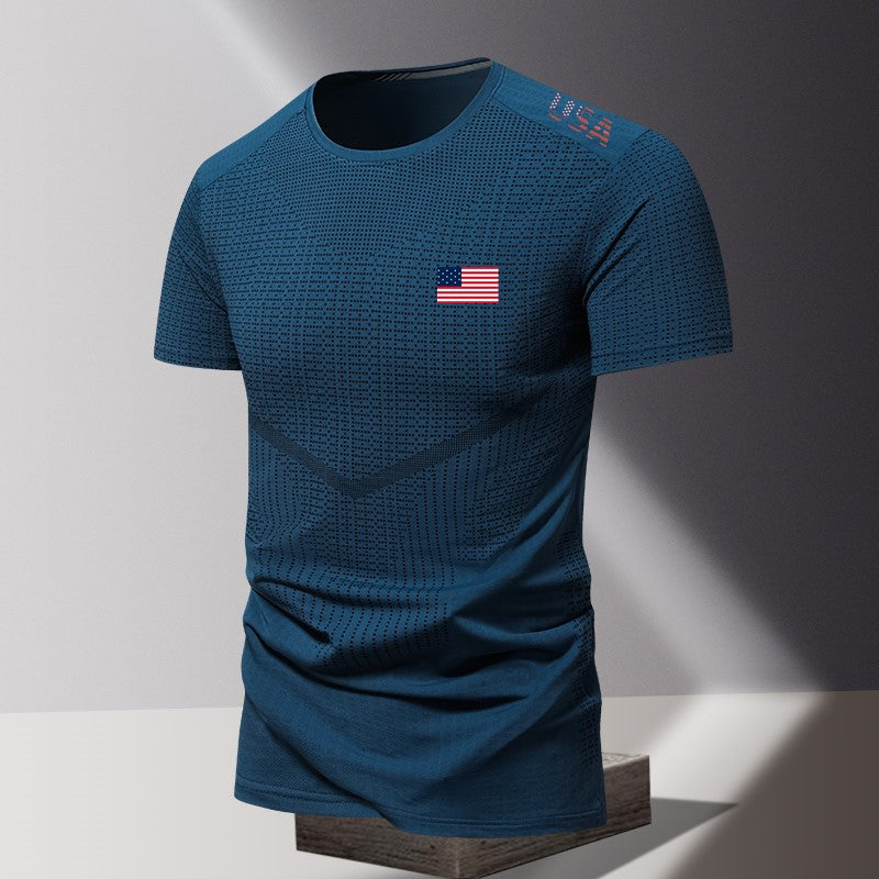Patriotic T-Shirt with American Flag – Great for Events & Teams