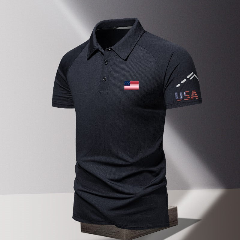Red White & Blue Custom Polo – American Pride Shirt for Teams & Organizations