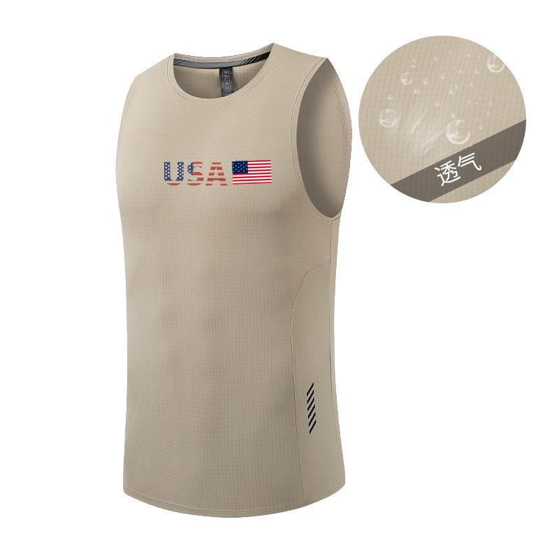 Custom Patriotic Tank Top – American Flag Sleeveless Shirt for Teams & Events