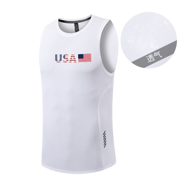 Custom Patriotic Tank Top – American Flag Sleeveless Shirt for Teams & Events