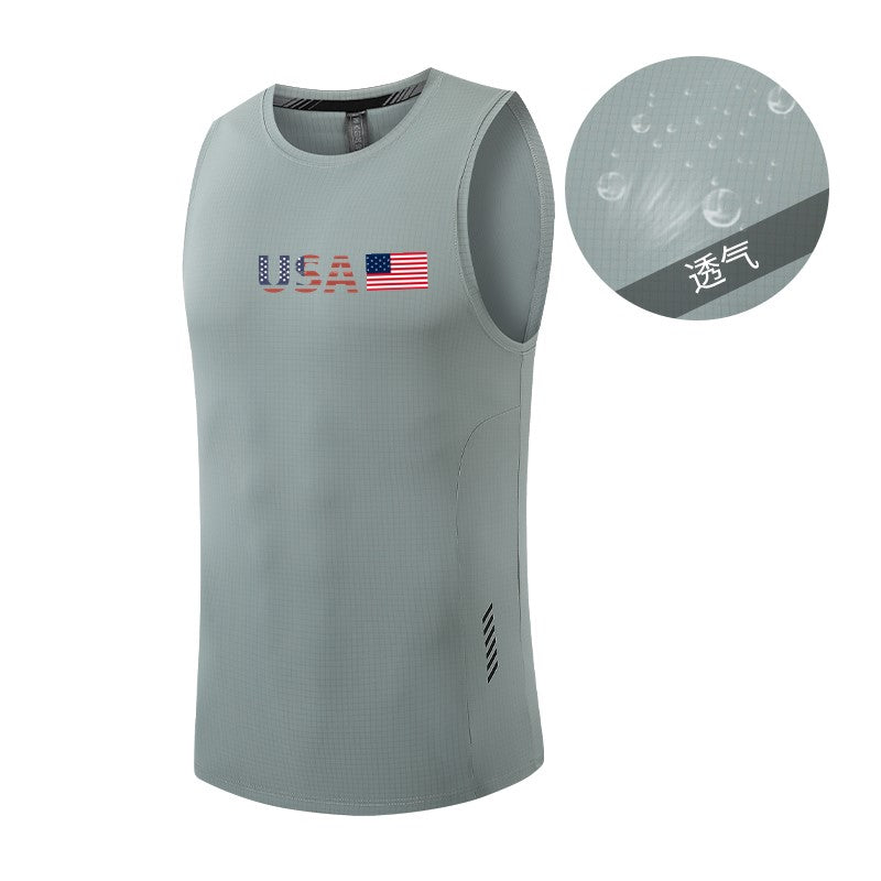 Custom Patriotic Tank Top – American Flag Sleeveless Shirt for Teams & Events