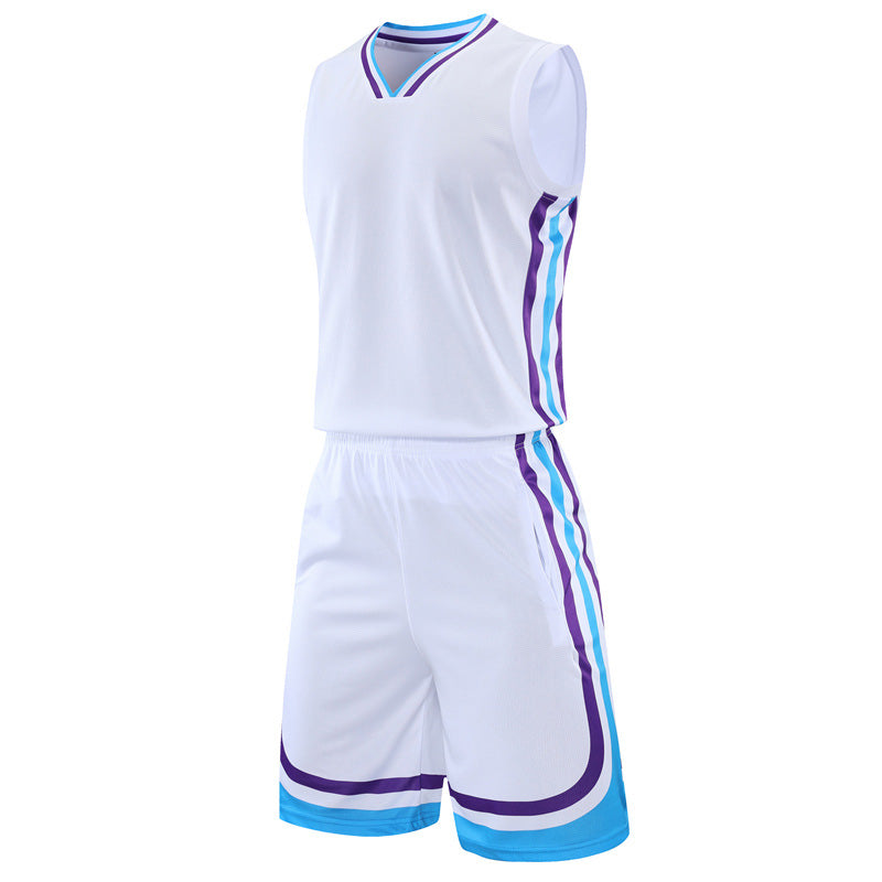 Custom Basketball Jerseys & Shorts Set – Personalized Gradient Design Uniforms for Youth & Adult Teams, Breathable & Moisture-Wicking Fabric