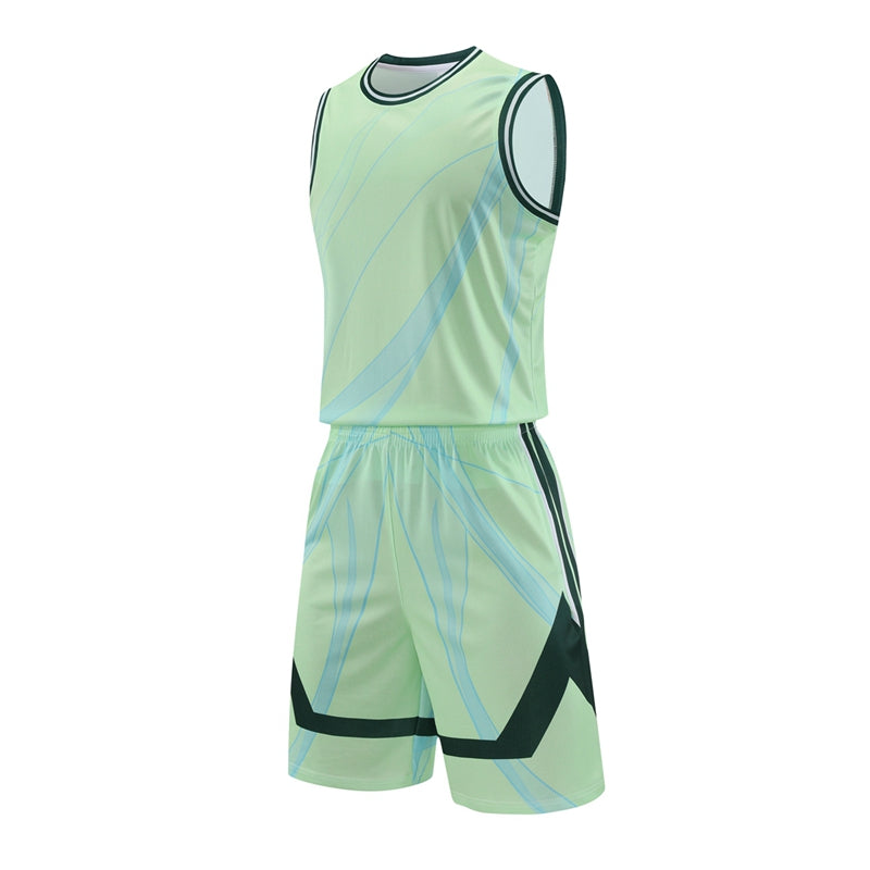 Custom Basketball Uniform Set – Personalized Gradient Jerseys & Shorts for Youth and Adult Teams, Breathable Sportswear with Name & Number