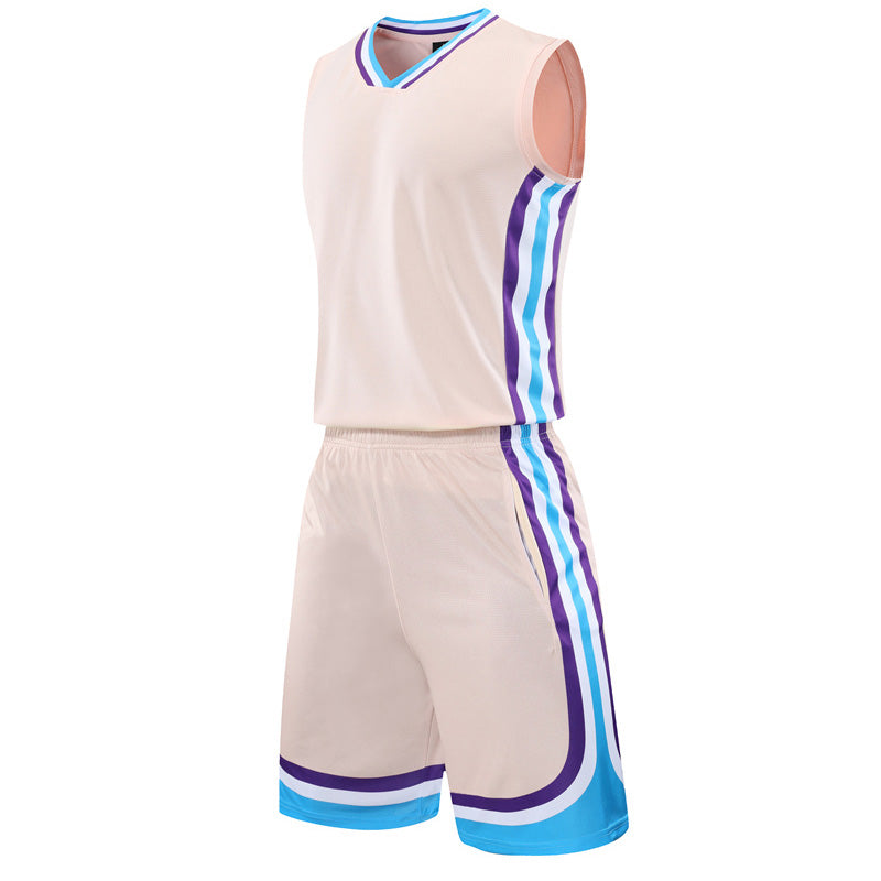 Custom Basketball Jerseys & Shorts Set – Personalized Gradient Design Uniforms for Youth & Adult Teams, Breathable & Moisture-Wicking Fabric