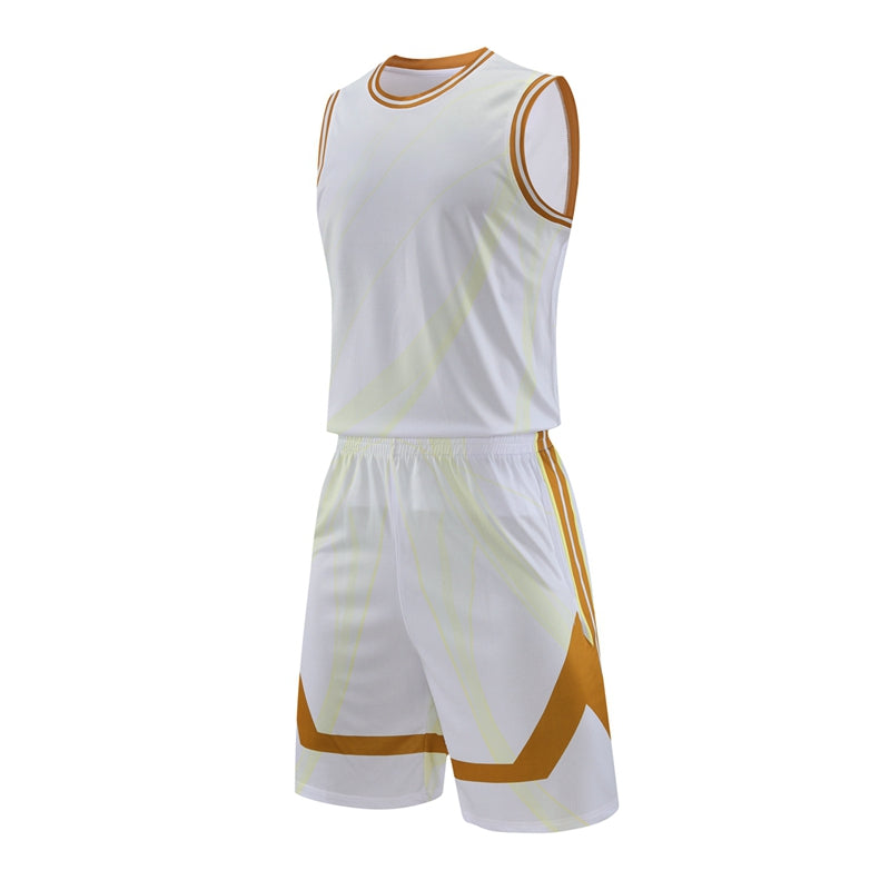Custom Basketball Uniform Set – Personalized Gradient Jerseys & Shorts for Youth and Adult Teams, Breathable Sportswear with Name & Number