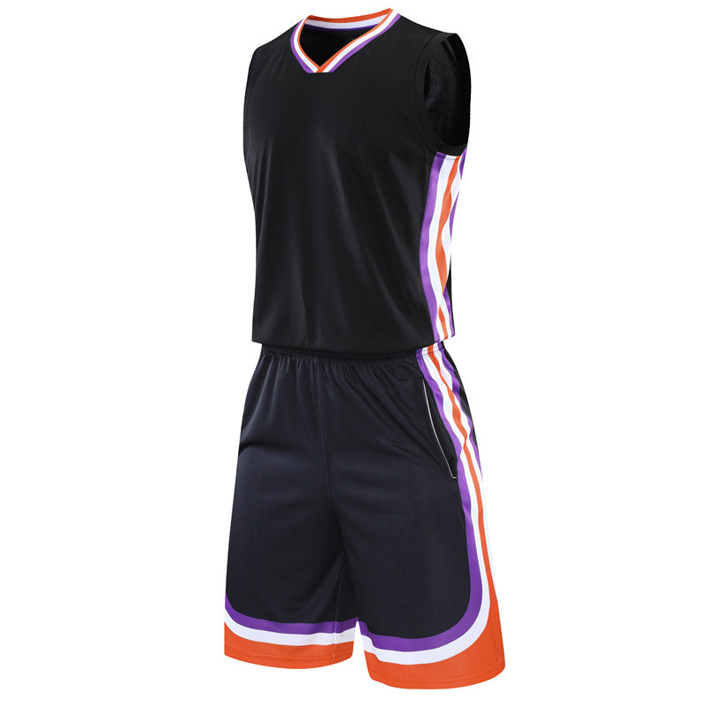 Custom Basketball Jerseys & Shorts Set – Personalized Gradient Design Uniforms for Youth & Adult Teams, Breathable & Moisture-Wicking Fabric