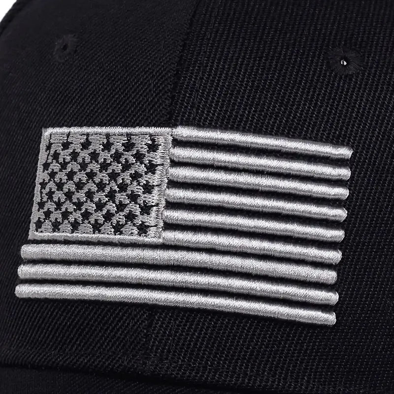 Classic American Baseball Cap – Adjustable Cotton Dad Hat for Men & Women, Vintage Washed Look, All-Season Comfort