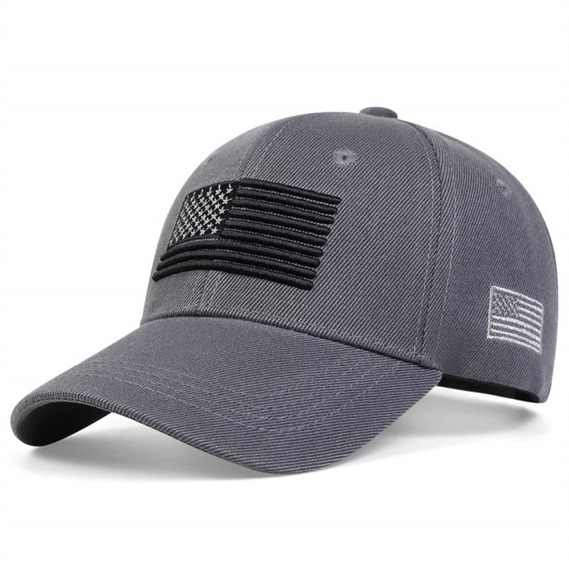 Classic American Baseball Cap – Adjustable Cotton Dad Hat for Men & Women, Vintage Washed Look, All-Season Comfort